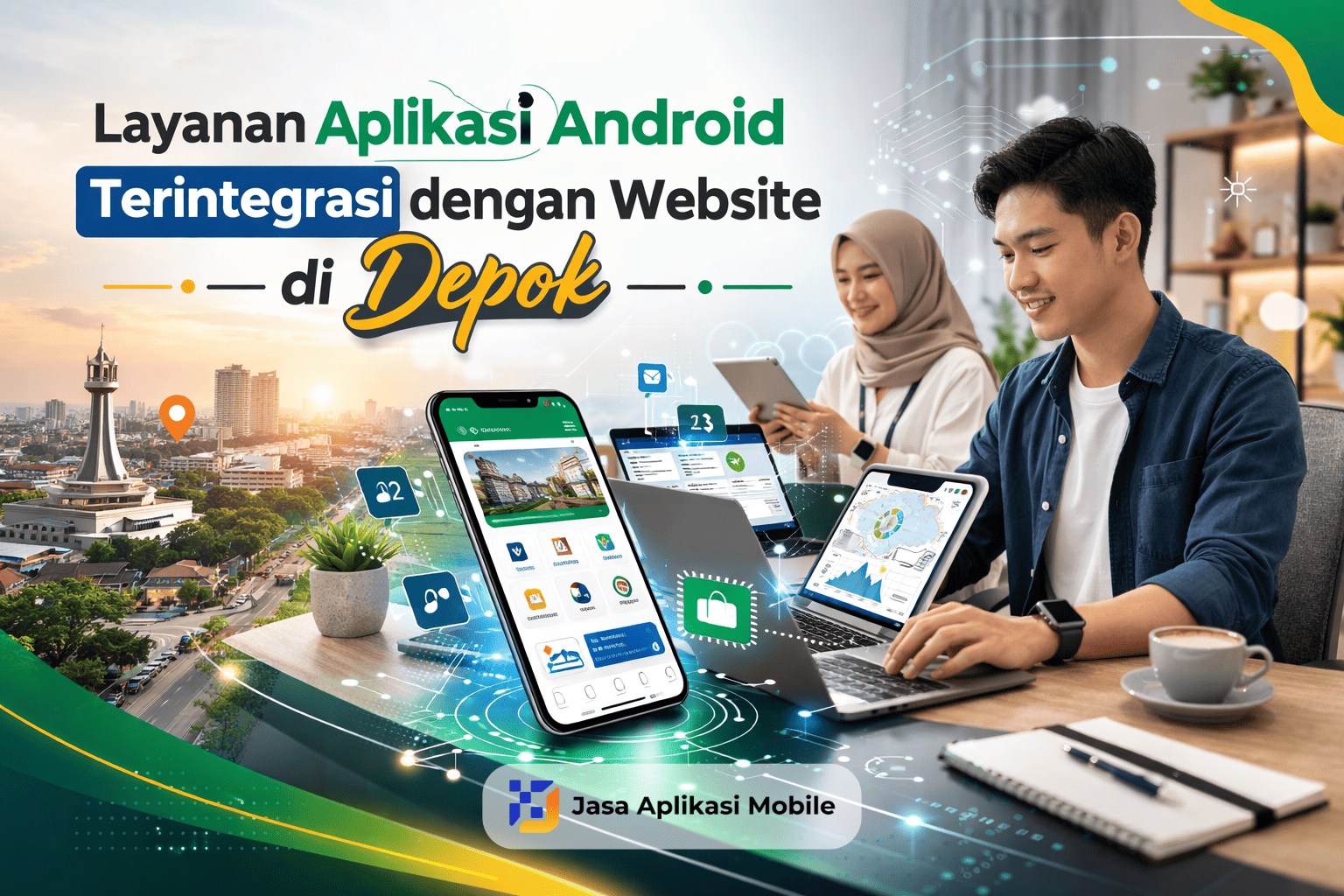 Layanan Aplikasi Android Terintegrasi dengan Website di Depok